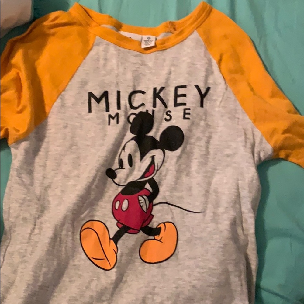 Mickey Mouse 3/4 length sleeved shirt!